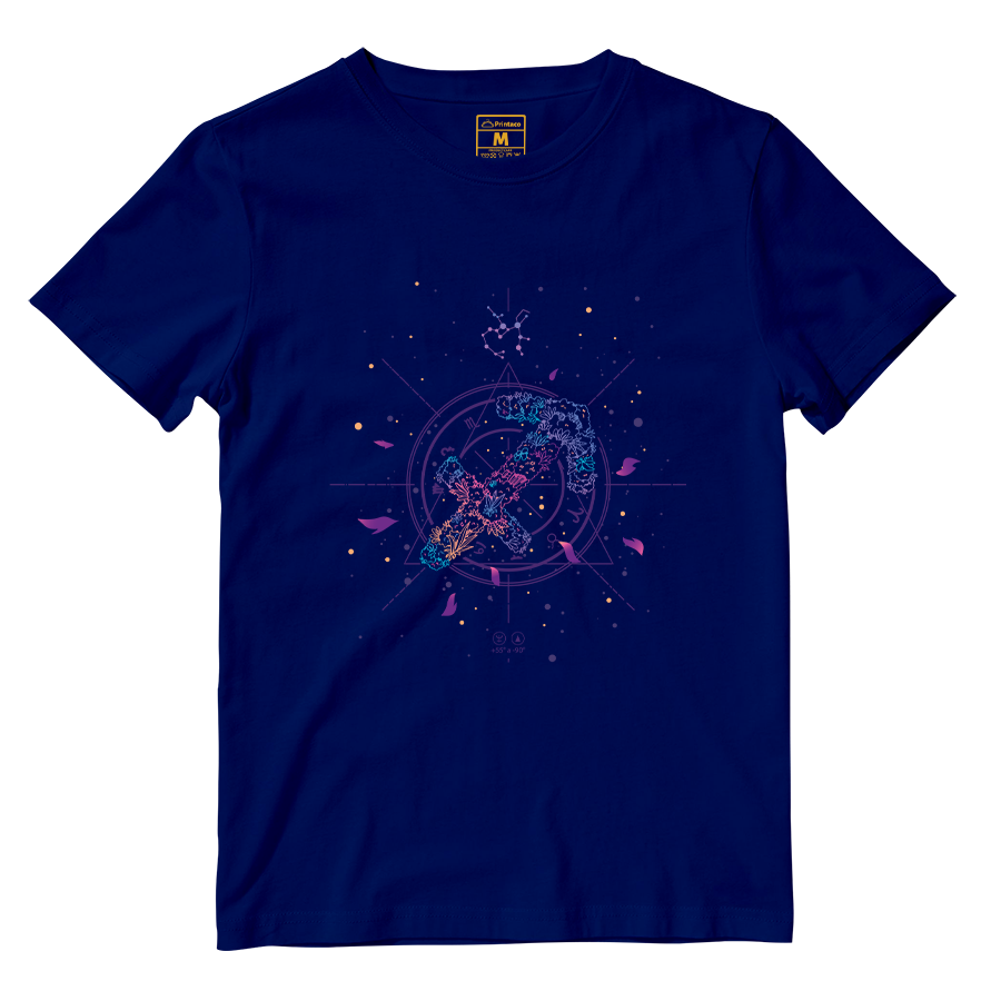 Cotton Shirt: Sagittarius Floral