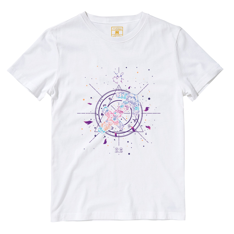 Cotton Shirt: Sagittarius Floral