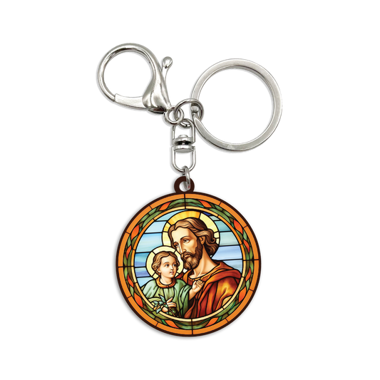 Acrylic Bag Charm: Saint Joseph