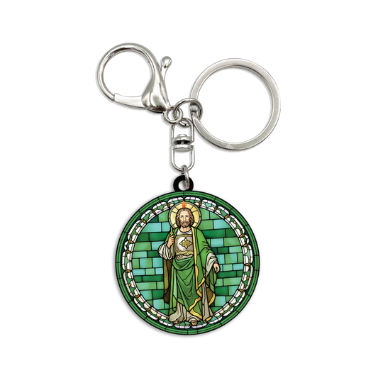Acrylic Bag Charm: Saint Jude