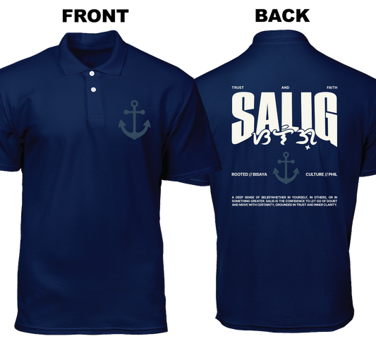 Cotton Polo Shirt: Salig (Front and Back)