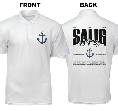Cotton Polo Shirt: Salig (Front and Back)
