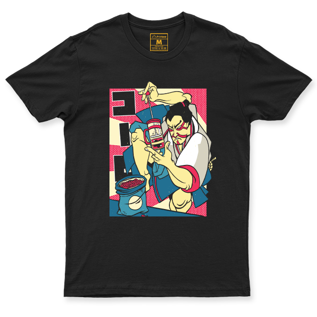 C.Spandex Shirt: Samurai Coffee