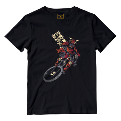 Cotton Shirt: Samurai Cyclist