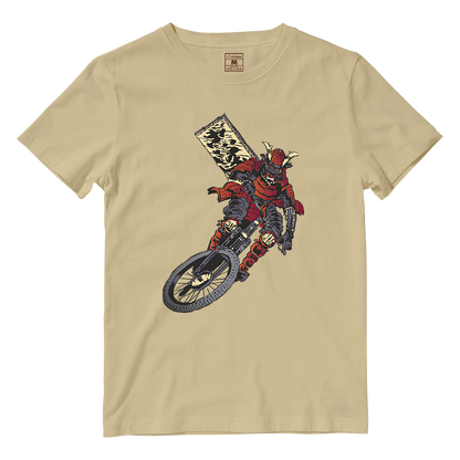 Cotton Shirt: Samurai Cyclist