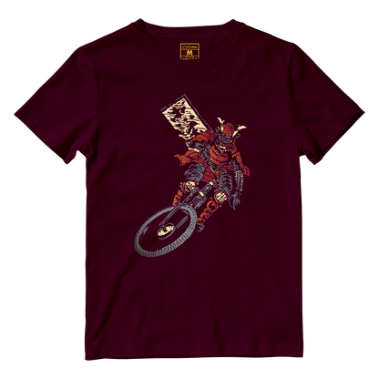 Cotton Shirt: Samurai Cyclist