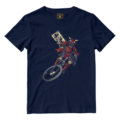 Cotton Shirt: Samurai Cyclist