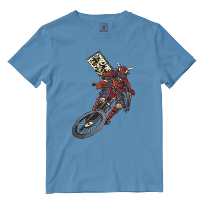 Cotton Shirt: Samurai Cyclist