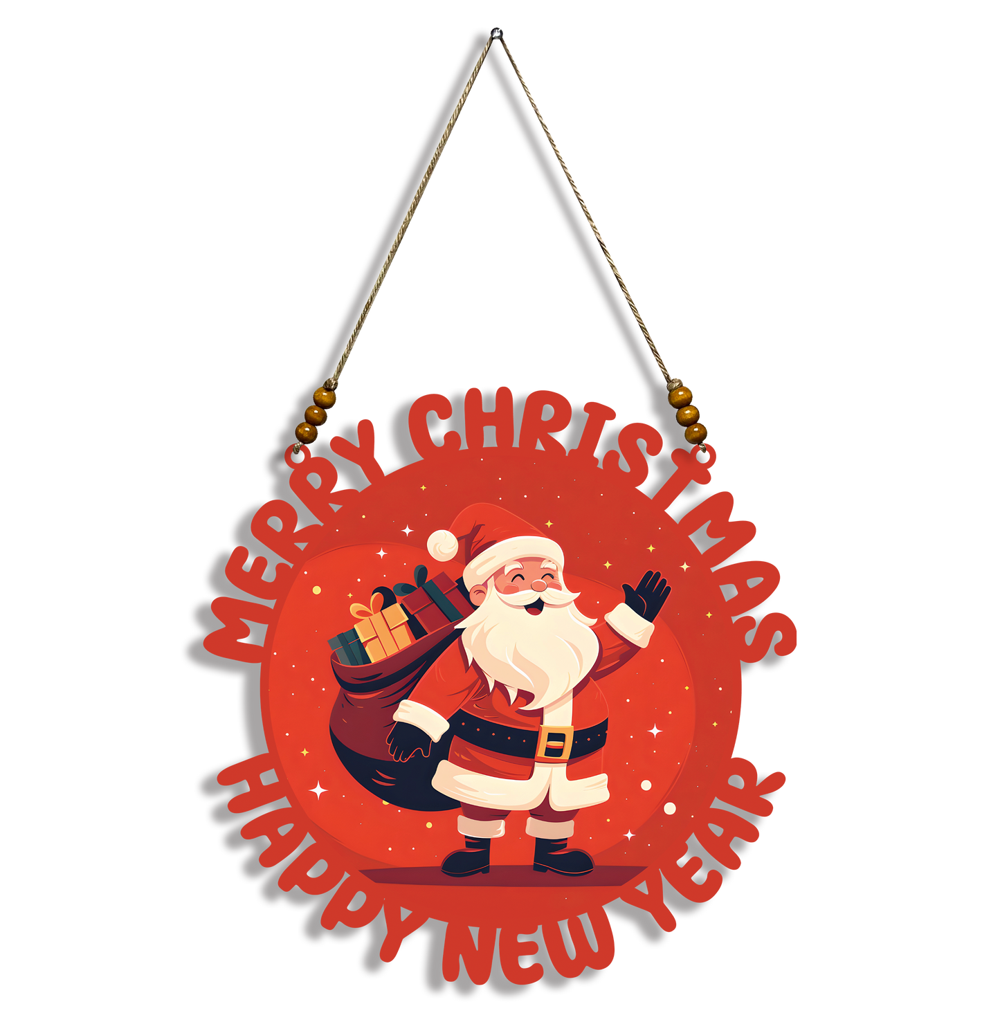 Door Sign: Santa is Coming