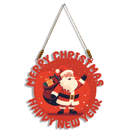 Door Sign: Santa is Coming
