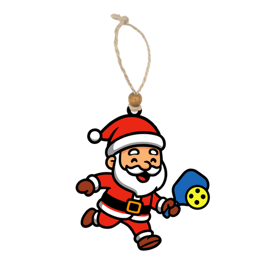 Acrylic Christmas Ornament: Pickleball Set