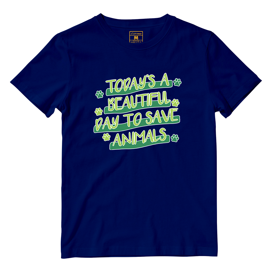 Cotton Shirt: Save Animals Superpower