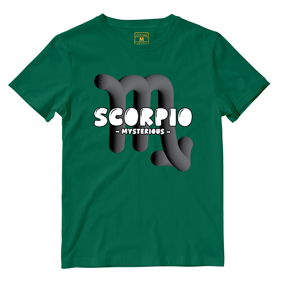 Cotton Shirt: Scorpio Bubble