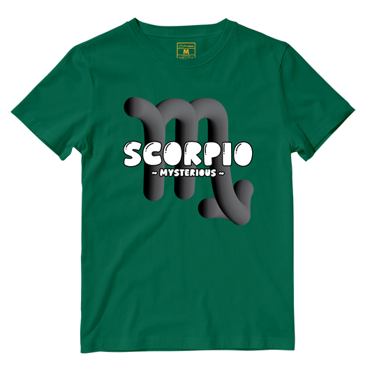 Cotton Shirt: Scorpio Bubble