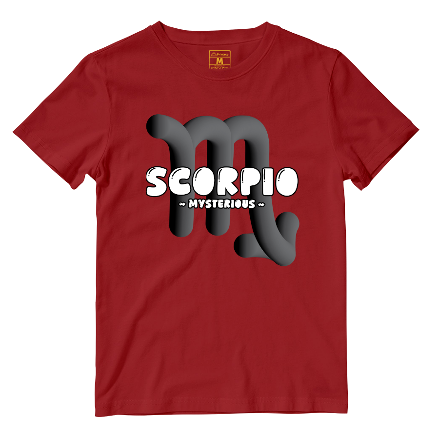 Cotton Shirt: Scorpio Bubble