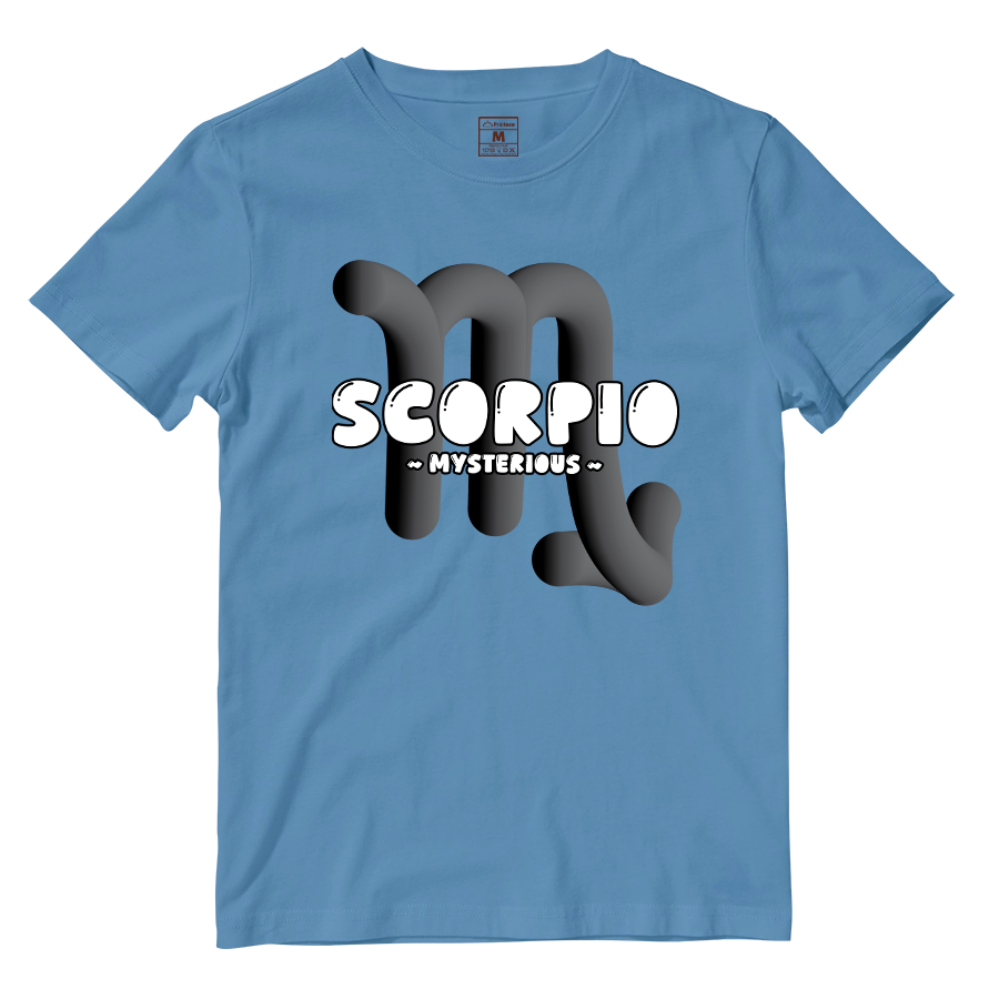 Cotton Shirt: Scorpio Bubble