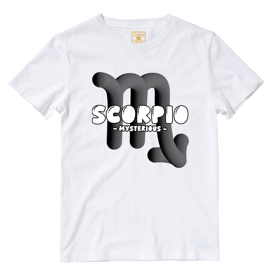 Cotton Shirt: Scorpio Bubble