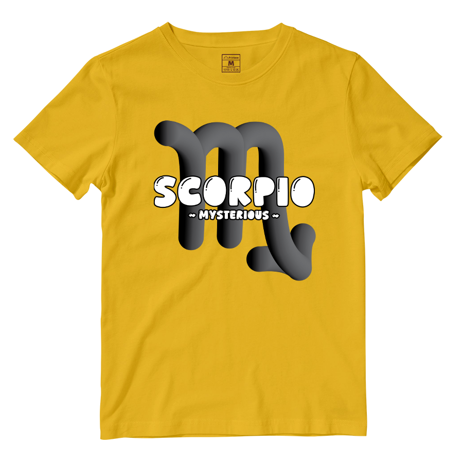 Cotton Shirt: Scorpio Bubble