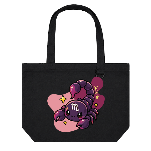 Landscape Tote Bag: Scorpio Cartoon