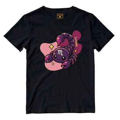 Cotton Shirt: Scorpio Cartoon