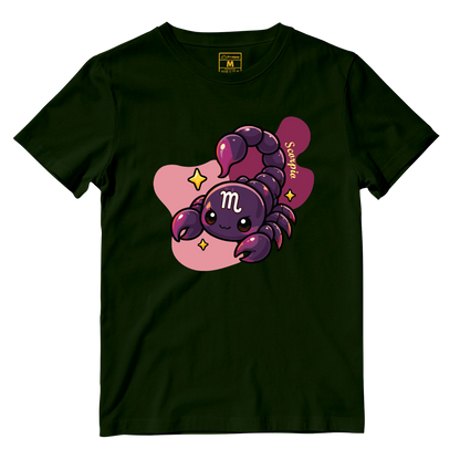 Cotton Shirt: Scorpio Cartoon