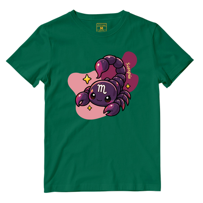 Cotton Shirt: Scorpio Cartoon