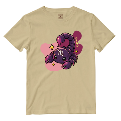 Cotton Shirt: Scorpio Cartoon