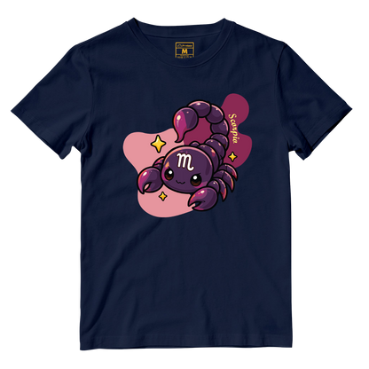 Cotton Shirt: Scorpio Cartoon