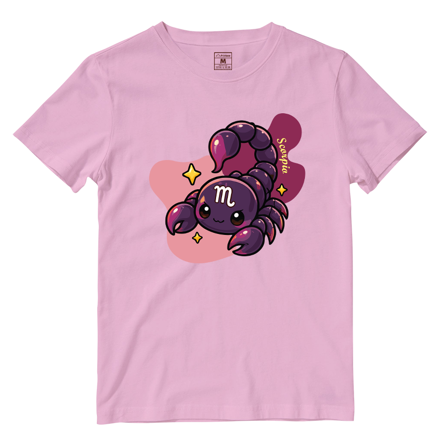 Cotton Shirt: Scorpio Cartoon