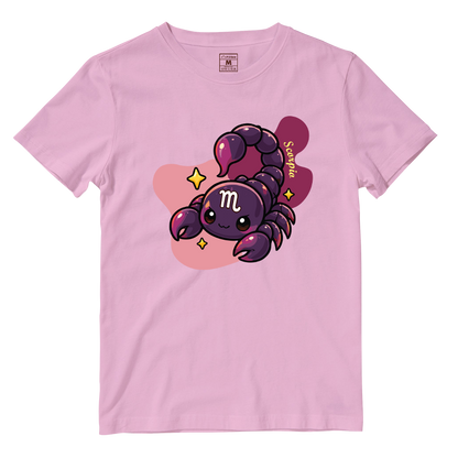 Cotton Shirt: Scorpio Cartoon