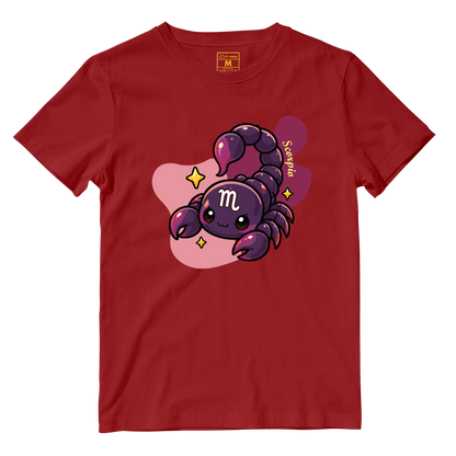 Cotton Shirt: Scorpio Cartoon