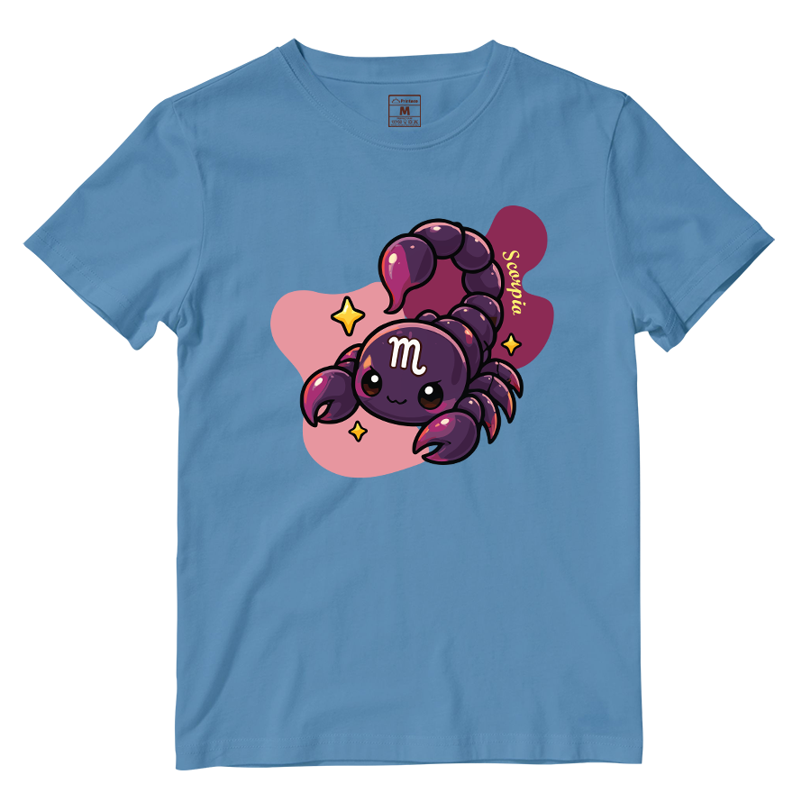 Cotton Shirt: Scorpio Cartoon