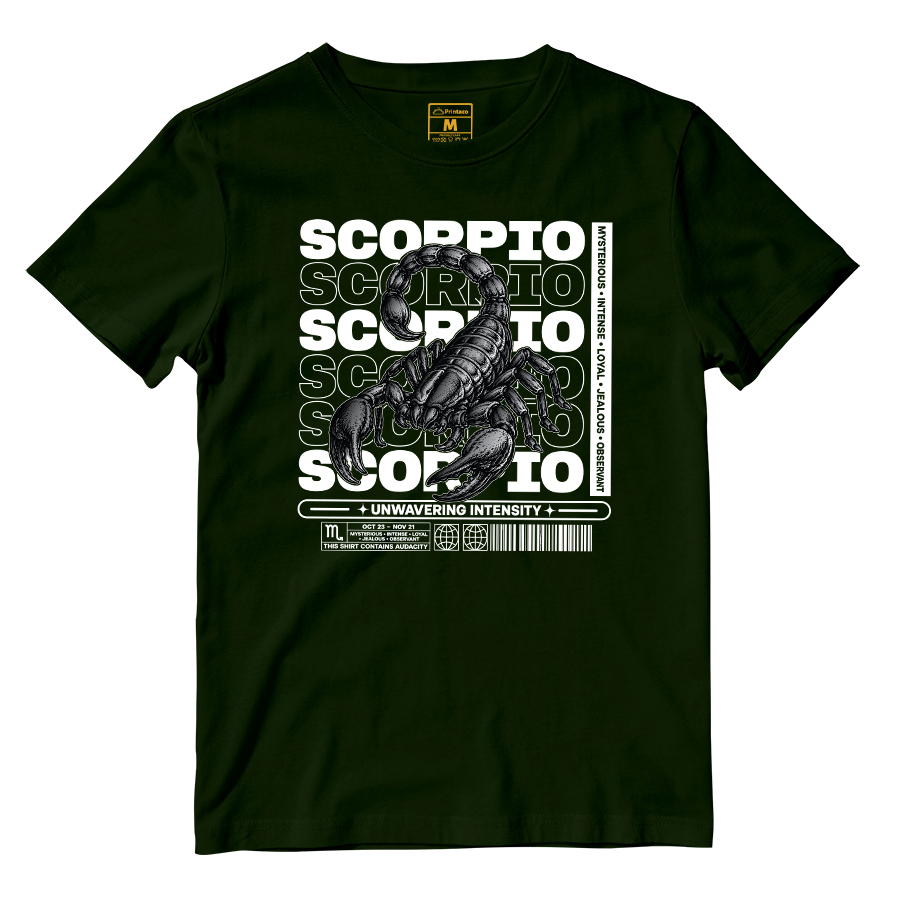 Cotton Shirt: Scorpio Unwavering Intensity
