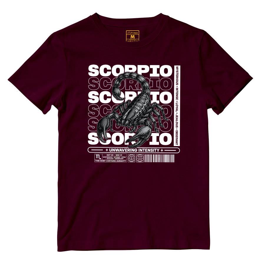 Cotton Shirt: Scorpio Unwavering Intensity
