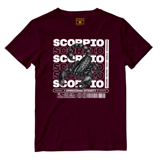 Cotton Shirt: Scorpio Unwavering Intensity