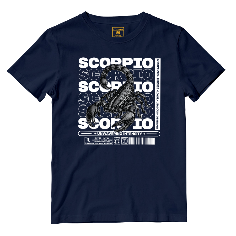 Cotton Shirt: Scorpio Unwavering Intensity