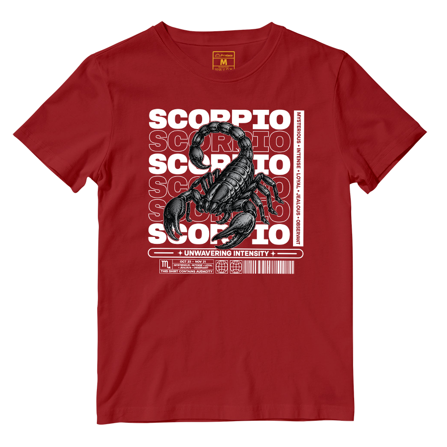 Cotton Shirt: Scorpio Unwavering Intensity
