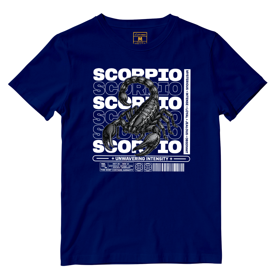 Cotton Shirt: Scorpio Unwavering Intensity