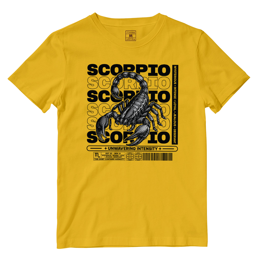 Cotton Shirt: Scorpio Unwavering Intensity