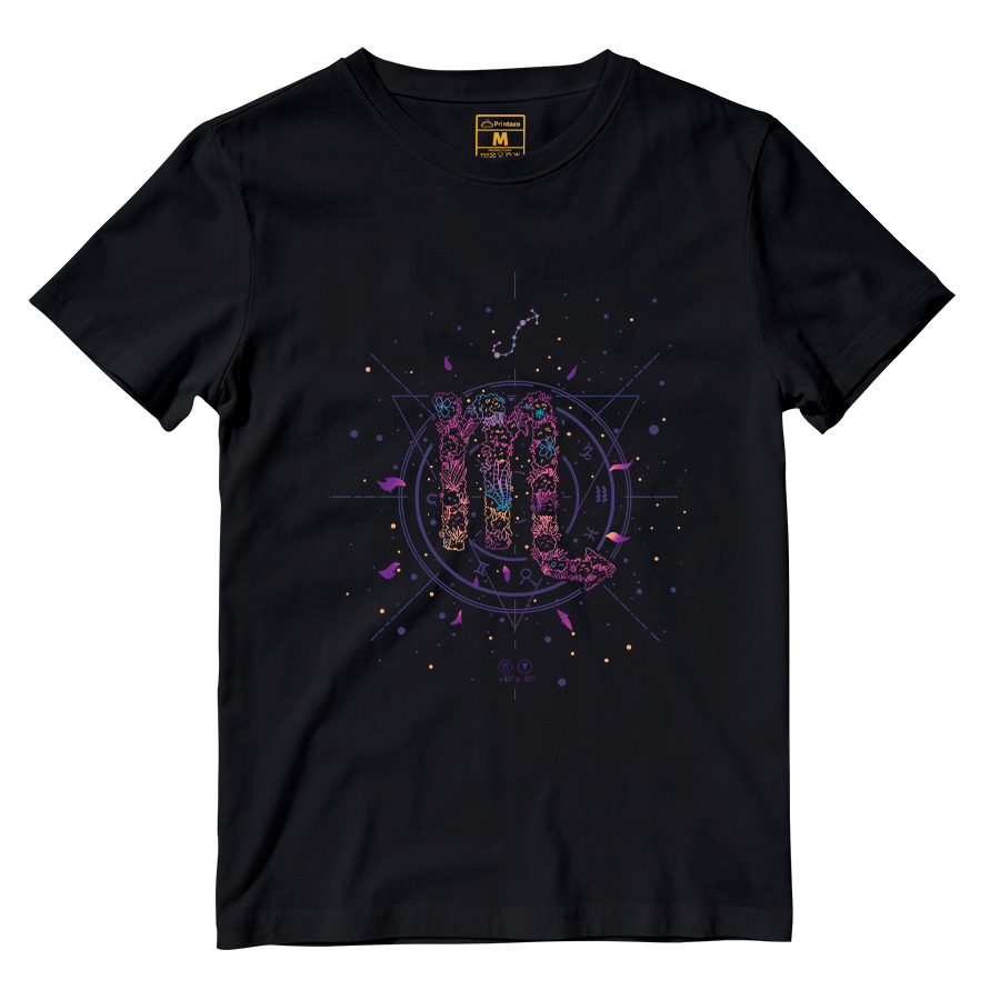 Cotton Shirt: Scorpio Floral