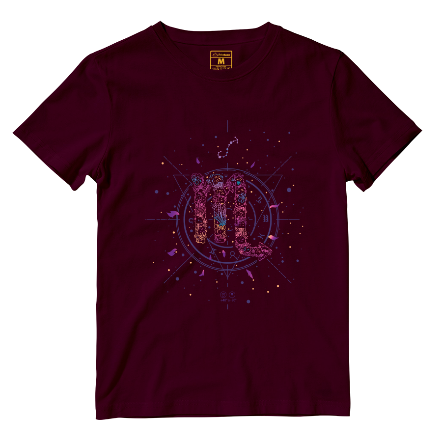 Cotton Shirt: Scorpio Floral