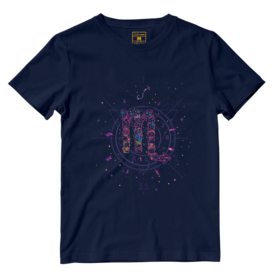 Cotton Shirt: Scorpio Floral