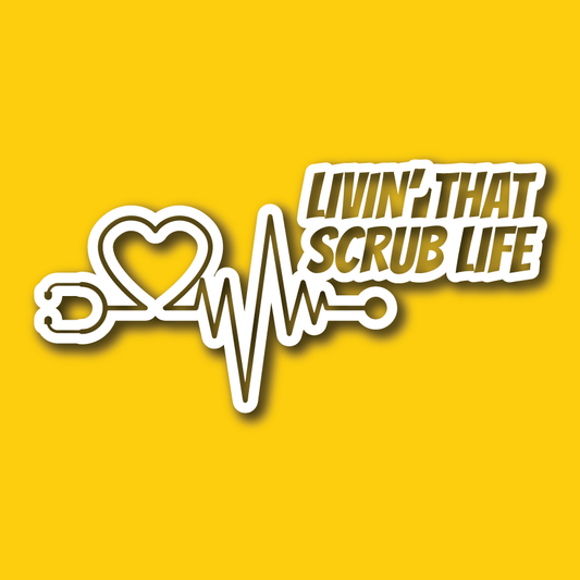 Vehicle Sticker: Scrub Life
