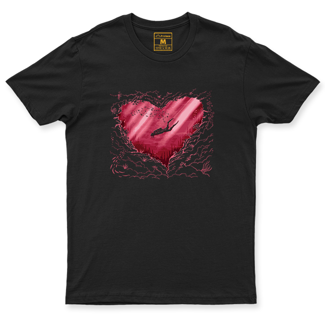 Drifit Shirt: Scuba Heart