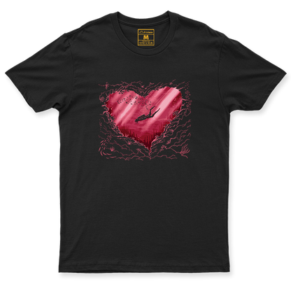 Drifit Shirt: Scuba Heart