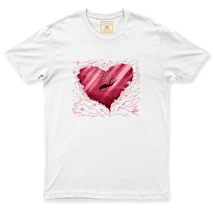 Drifit Shirt: Scuba Heart