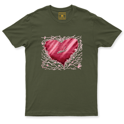 Drifit Shirt: Scuba Heart