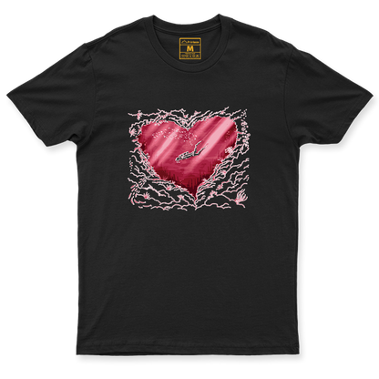 Drifit Shirt: Scuba Heart