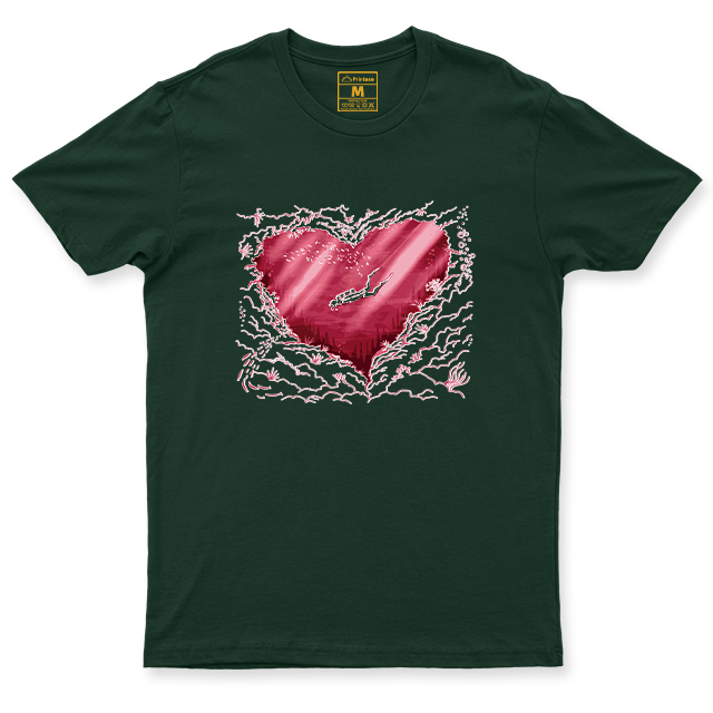 Drifit Shirt: Scuba Heart