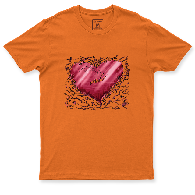 Drifit Shirt: Scuba Heart